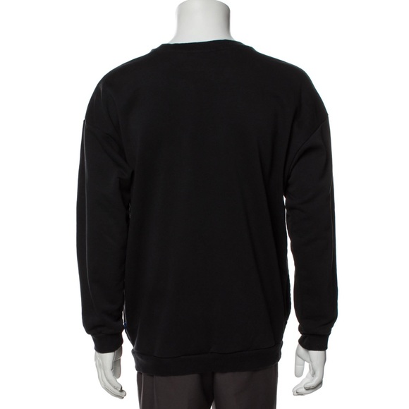 BLACK ADIDAS SWEATER size M but - Picture 3 of 7